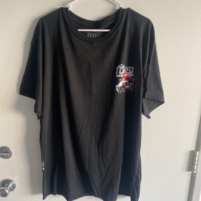 NISSAN GTR Logo Graphic Print Black T-Shirt Men's Size XXL-image