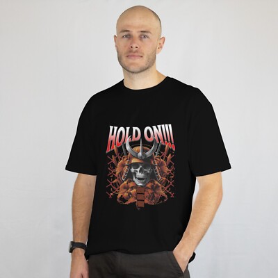 Samurai Skull T-Shirt – Warrior Spirit Streetwear, Japanese Anime-image