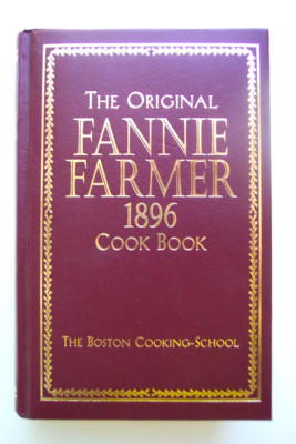 Original Fannie Farmer 1896 Cook Book, Boston Cooking-School, Facsimile of  1896-image