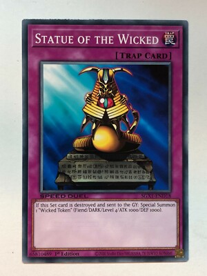 Yu-Gi-Oh! Speed Duel GX: Duel Academy Statue of the Wicked SGX1-END18 NM/M-image
