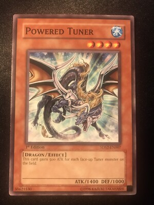 Powered Tuner Yugioh Card 1st Edition 5DS2-EN007 Great Condition-image