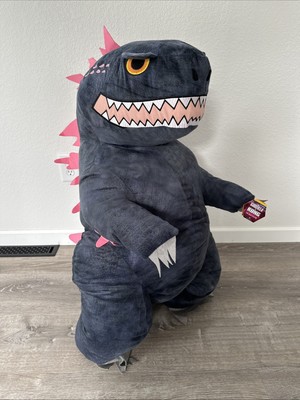 Rare Godzilla X Kong The New Empire Giant 37” Godzilla Plush Toy Factory Limited-image
