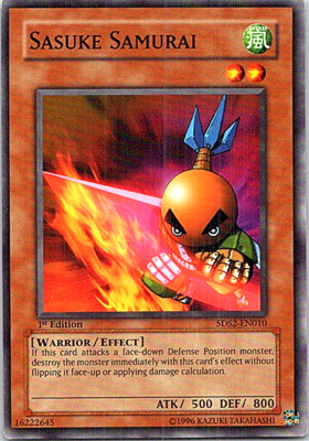 Sasuke Samurai 5DS2-EN010 Yu-Gi-Oh! Light Play 1st Edition-image