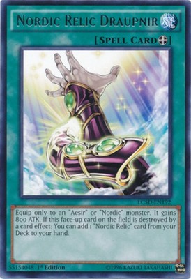 Nordic Relic Draupnir - LC5D-EN192 - Rare - 1st Edition Near Mint Legendary Coll-image