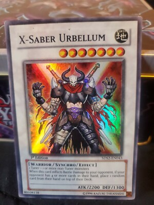 X-Saber Urbellum 5DS2-EN043 Super Rare Yu-Gi-Oh card lot-image