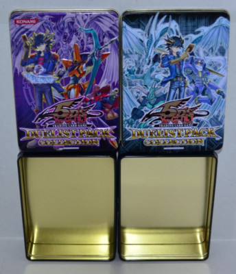 Yu-Gi-Oh! 5DS Duelist Pack Collectible Tin *EMPTY* (Lot Of 2)-image