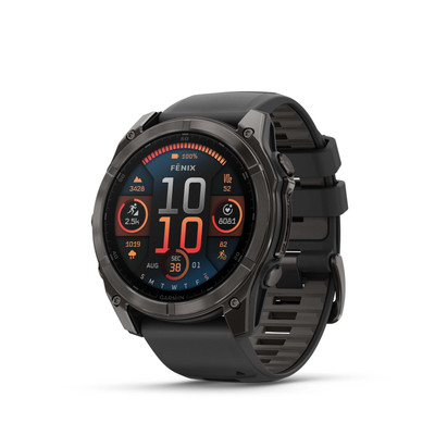 Garmin - fnix 8 AMOLED Sapphire GPS Smartwatch 51mm Fiber-reinforced polymer...-image