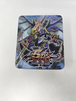 YuGiOh Empty Collectible Tin 2010 5D's Dragon Knight Draco-equiste-image