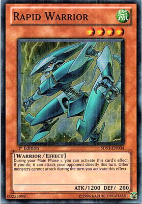 Rapid Warrior 5DS3-EN004 Yu-Gi-Oh! Light Play 1st Edition-image