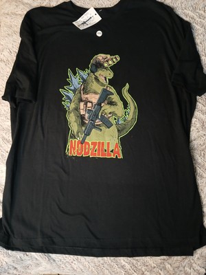 New TacPack Nodzilla Operator Military Godzilla Tactical Black T Shirt Adult 3XL-image
