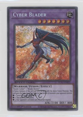 2022 Yu-Gi-Oh! Speed Duel GX: Academy Box 1st Edition SCR Cyber Blader o1h-image