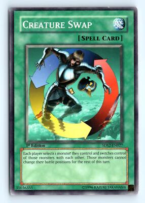 Yu-Gi-Oh Creature Swap #5DS2-EN027 5D's Starter Deck 2009 tcg LP-image
