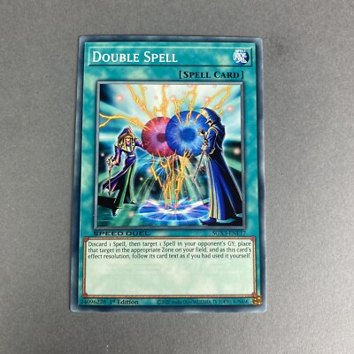 Yugioh Double Spell sgx3-ene17 Speed Duel GX Duelists of Shadows-image