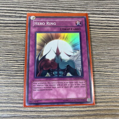 Yu-Gi-Oh! Hero Ring GX1-EN003 Super Rare Promo In M/NM+-image