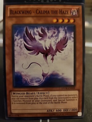 Blackwing - Calima the Haze - Yugioh Dark Monster - Vintage-image