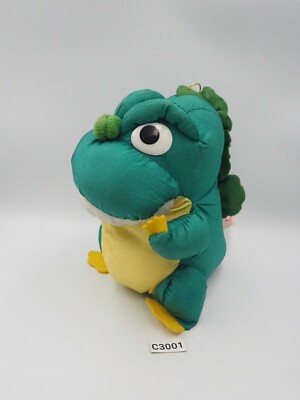 Godzilla  C3001 Color Green Taffeta Banpresto 1992 Plush 6
