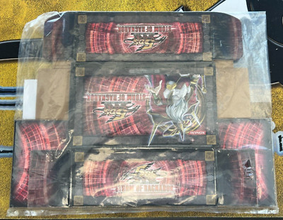 Yugioh 5Ds Storm of Ragnarok Cardboard Card Storage Deck Box still in Plastic!!-image
