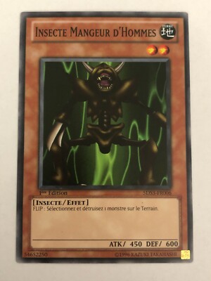 Yu-Gi-Oh Card - JCC - Man Eating Insect - 5DS3-FR006-image