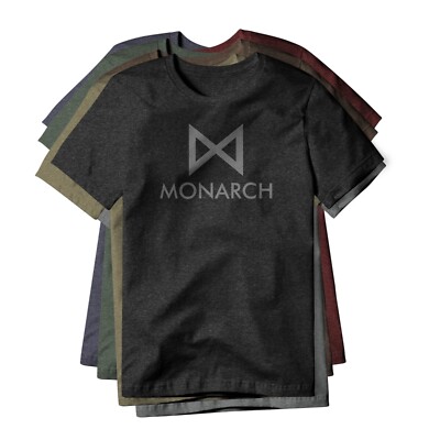 Monarch Logo (Gray) : Godzilla and Kong MonsterVerse, Cotton/Poly Blend Tee-image