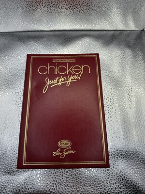 VTG Tyson LTD Edition “Chicken Just For You” Cookbook 1984, Faux Leather Cover-image