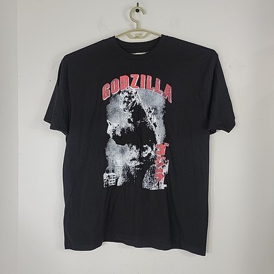 GODZILLA ™ Toho Co LTD Graphic Print Japanese Cotton USA  Black Size 2XL-image