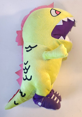 Rare Large Tokidoki 20” Kaiju Bright Green Godzilla Dinosaur Plush Toy Read Desc-image