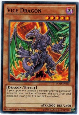 3 x Vice Dragon - LC5D-EN059 - Common - 1st Edition Near Mint, English-image