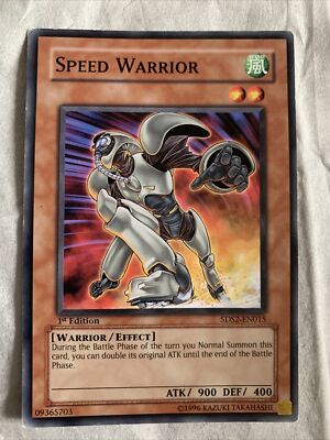 5DS2-EN015 Speed Warrior 1st edition Mint YuGiOh Card-image