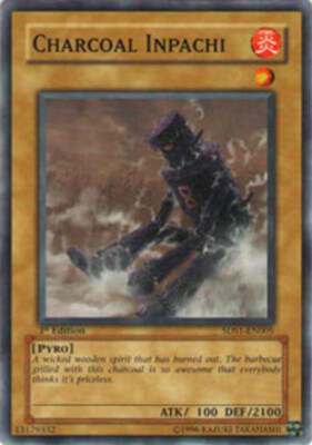 3 x Charcoal Inpachi - 5DS1-EN005 - Common - 1st Edition Near Mint, English-image