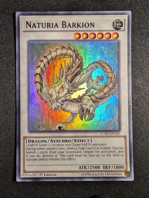 Yugioh - Naturia Barkion LC5D-EN245 1st Edition Ultra Rare LP-image