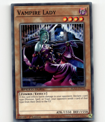 Yugioh Vampire Lady Speed Duel GX: Duelists of Shadows-image