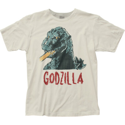 Godzilla Godzilla Vintage Style Mens T Shirt Cult Classic Movie Vintage White-image