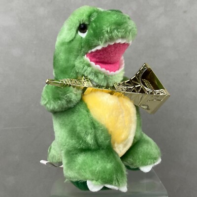 1993 Banpresto Violence Godzilla w/ Eiffel Tower UFO Catcher Prize Kaiju Plush-image