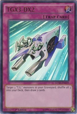 TGX3-DX2 - LC5D-EN219 - Ultra Rare - 1st Edition - Heavily Played-image