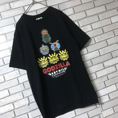 Bape Baby Milo Godzilla MEN Excellent Used JP Size-image