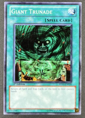 1996 Yu-Gi-Oh! 1st Edition - Giant Trunade 5DS3 – EN020-image