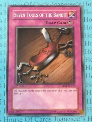 Seven Tools of the Bandit 5DS1-EN039 Yu-Gi-Oh Card 1st Edition New-image