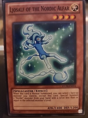 Ljosalf of the Nordic Alfar - Yugioh Light Monster - Vintage-image