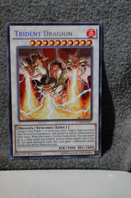 Yu-Gi-Oh! - Trident Dragion - Secret Rare - LC5D-EN237 1st Edition LP-image