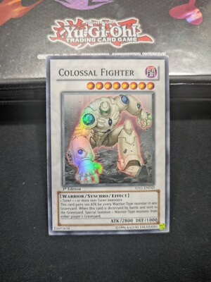 Colossal Fighter (SR) 5DS1-EN043 5d's 2008 Starter Deck 1st Edition MP-image