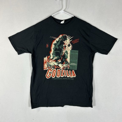 Godzilla Short Sleeve T-Shirt Mens XL Black Casual Tee Graphic Print Bay Island-image