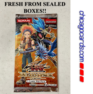 YuGiOh 5D's Duelist Pack CROW 5card Booster Pack 1st Edition English Box-Fresh-image