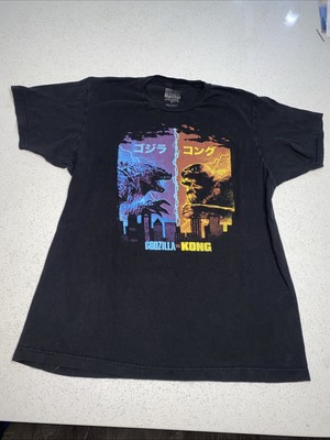 Godzilla VS King Kong T-Shirt Black Large-image
