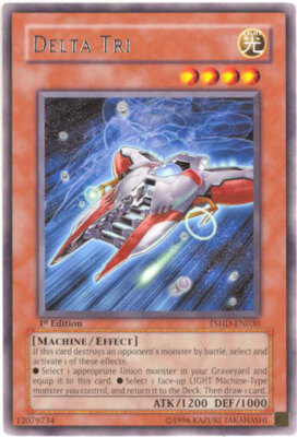 3 x Yu-Gi-Oh Card - TSHD-EN030 - DELTA TRI (rare) - NM-image