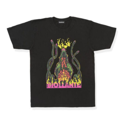 Godzilla Biollante Design T-Shirt Black TOHO Godzilla Store Japanese Character-image