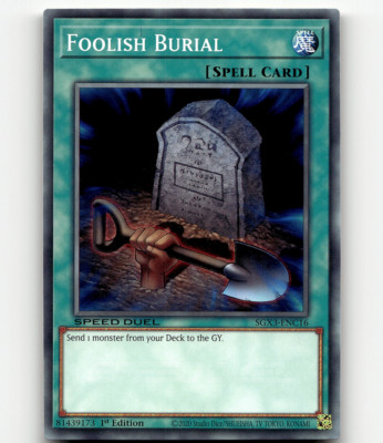 Yugioh Foolish Burial (C) Speed Duel GX: Duelists of Shadows-image