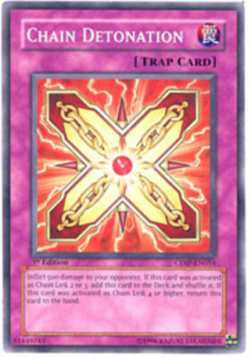 Chain Detonation - CDIP-EN054 - Common - 1st Edition NM YuGiOh!  Booster Set Car-image