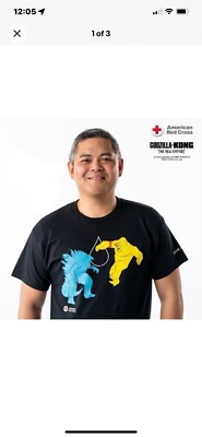 American Red Cross GODZILLA x KONG Movie The New Empire Black T-Shirt XL-image