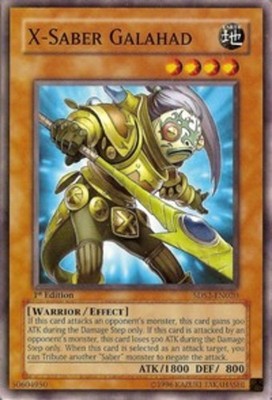 X-Saber Galahad - 5DS2-EN020 - Common - 1st Edition Lightly Played 5D's Starter -image