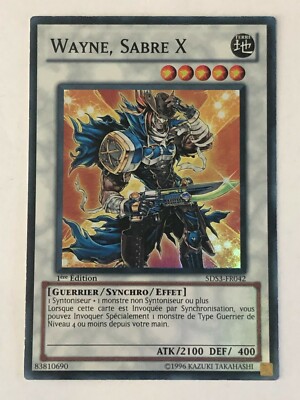Yu-Gi-Oh Card - JCC - Wayne, X-Sabre - 5DS3-FR042-image